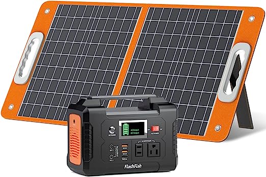 PowerSource 400Solar Generator With Solar Panel Included